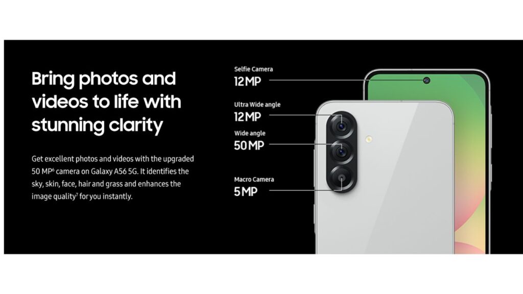 camera a56 samsung