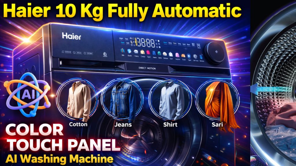 Haier 10 Kg Fully Automatic Front Load Washing Machine