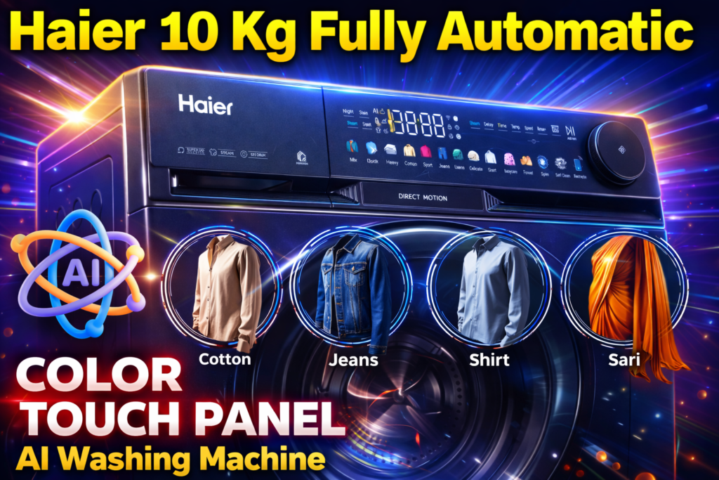 Haier 10 Kg Fully Automatic Front Load Washing Machine