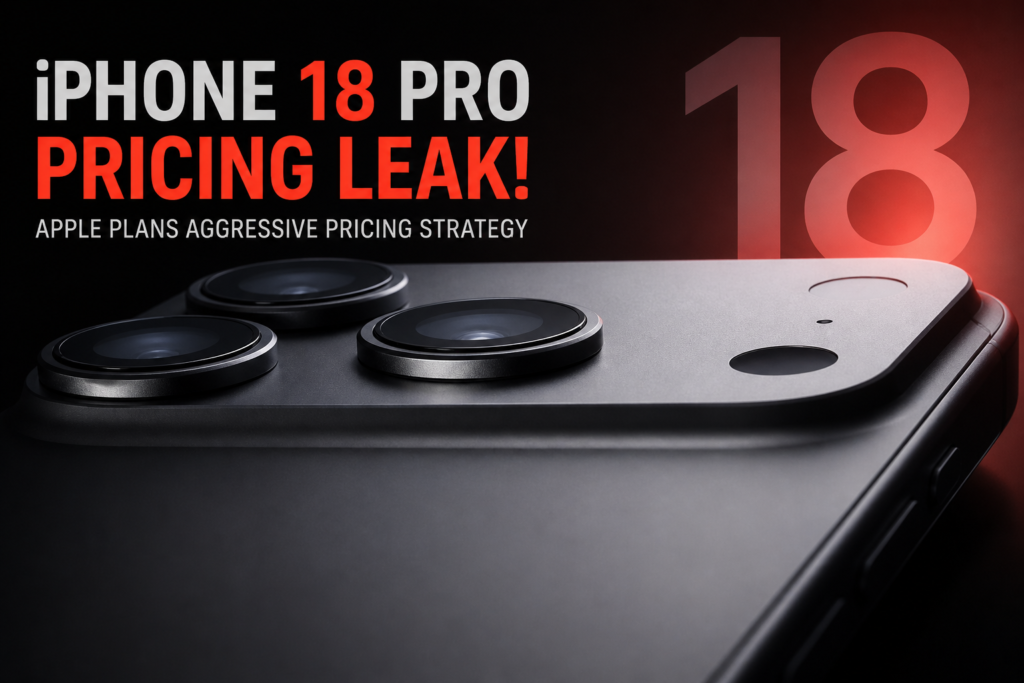 iPhone 18 Pro Pricing Leak: Apple May Surprise Buyers in 2026