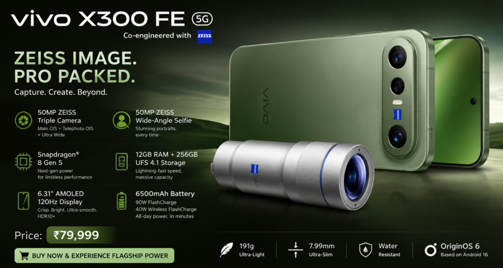 vivo X300 FE 5G Review: Premium Compact Flagship With ZEISS Cameras