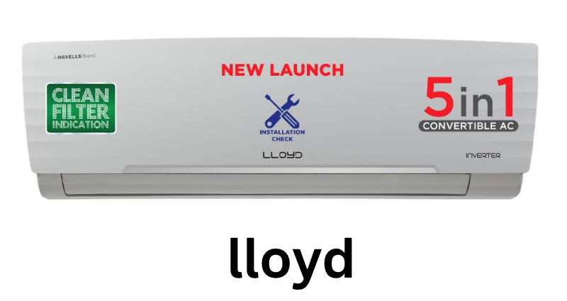 Lloyd 1.5 Ton 5 Star Inverter Split AC